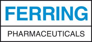 Logo of Perrigo Pharmaceuticals featuring blue and black text.
